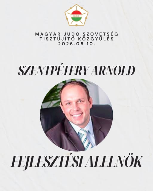 Siófok Aktív elnöke, Szentpétery Arnold lett a Magyar Judo Szövetség fejlesztési alelnöke