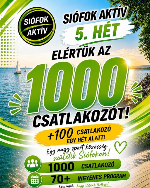 SIÓFOK AKTÍV – 5. HÉT – VENDÉGHÉT